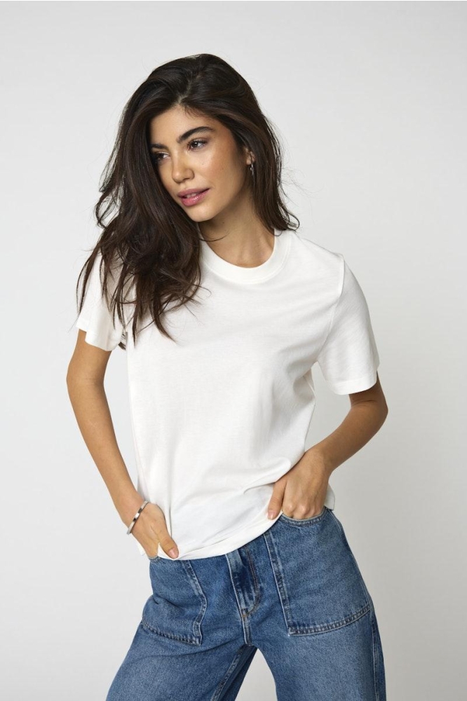JDYPISA S/S T-SHIRT JRS NOOS 15292431 CLOUD DANCER